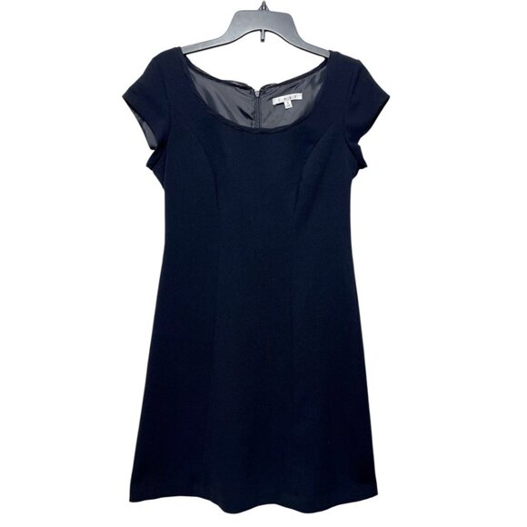 Cabi Scoop Neck Short Sleeve Sheath Mini Dress in Black Size 6 - Picture 1 of 8